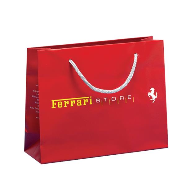 Shopping paper bags with handles hot sale